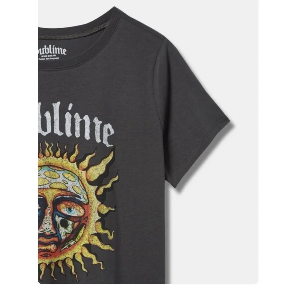 TORRID NWT Sublime Classic Fit Cotton Crew Tee - Picture 2 of 5